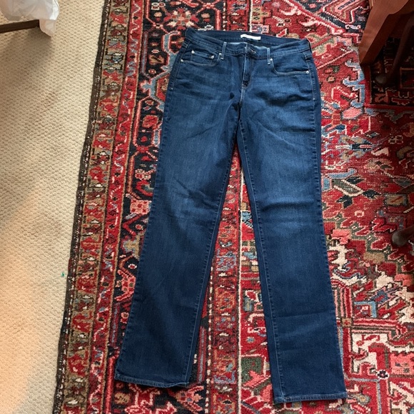 Levi’s 505 Straight Jeans Sz 8L/ 29”x 34” -7 - Picture 3 of 8